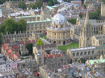 Oxford aerial view