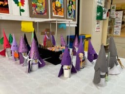 Recreación de una procesión de Semana Santa