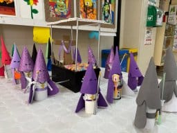 Recreación de una procesión de Semana Santa