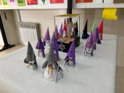 Recreación de una procesión de Semana Santa